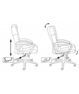 Компьютерное кресло Бюрократ T-9908AXSN