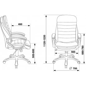 Компьютерное кресло Бюрократ T-9950LT