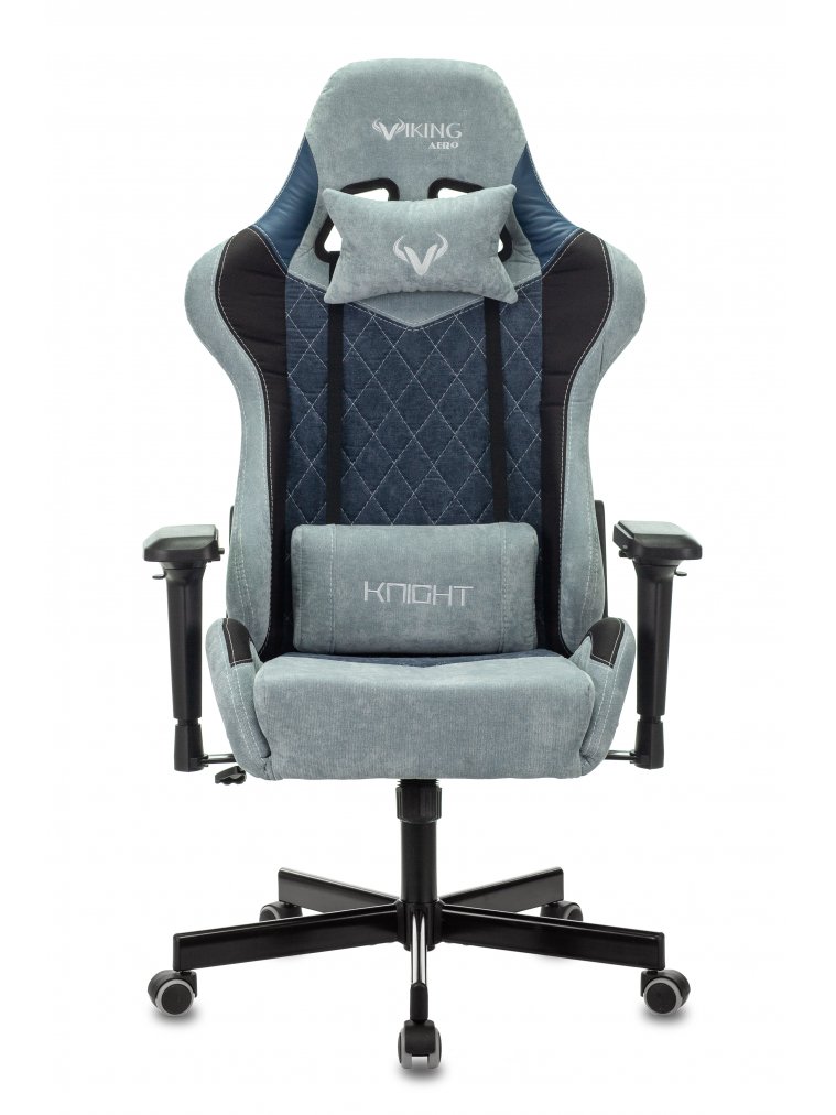 Компьютерное кресло Бюрократ Viking 7 Knight bl Fabric синее