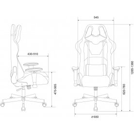 Компьютерное кресло Бюрократ Viking 7 Knight IT27 Fabric