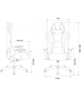 Компьютерное кресло Бюрократ Viking 7 Knight IT27 Fabric