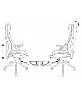 Компьютерное кресло Бюрократ Zen