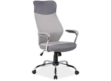 Компьютерное кресло Q-319 светло-серое / темно-серое