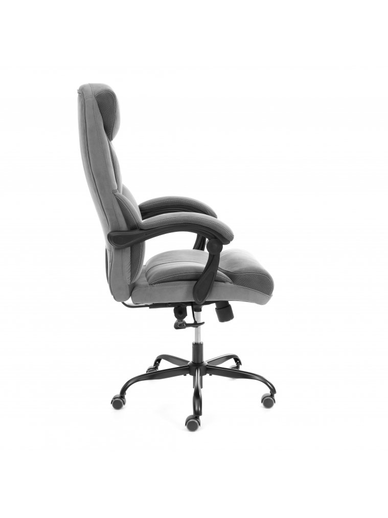 Компьютерное кресло Cambridge metalBL серый велюр