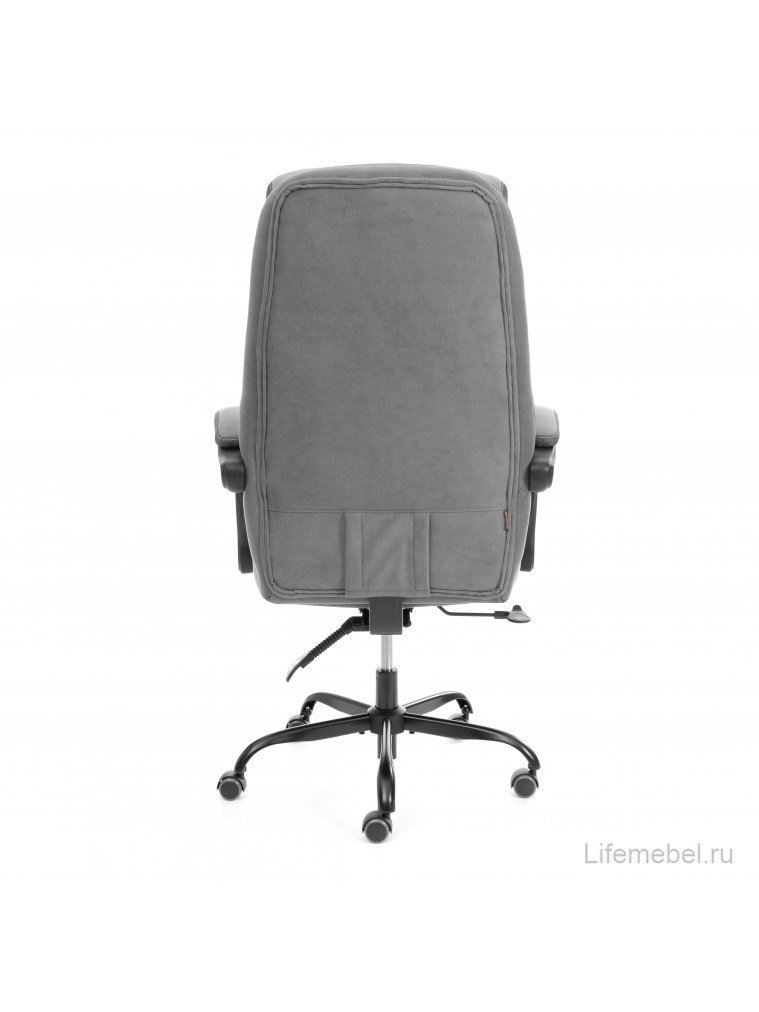 Компьютерное кресло Cambridge metalBL серый велюр
