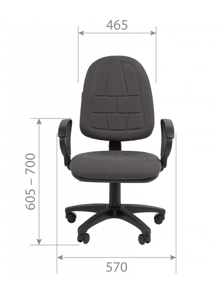 Компьютерное кресло Chairman 205 T08 черный