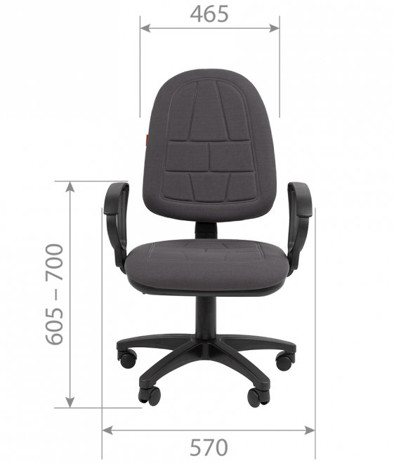 Компьютерное кресло Chairman 205 T08 черный