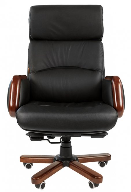 Компьютерное кресло Chairman 417 кожа черная