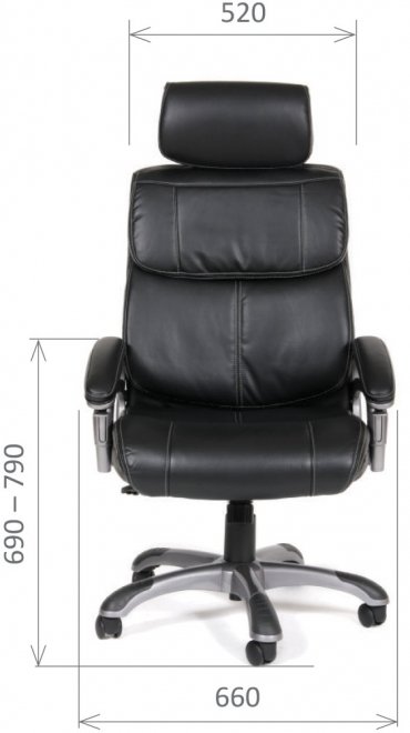 Компьютерное кресло Chairman 433 экопремиум черное