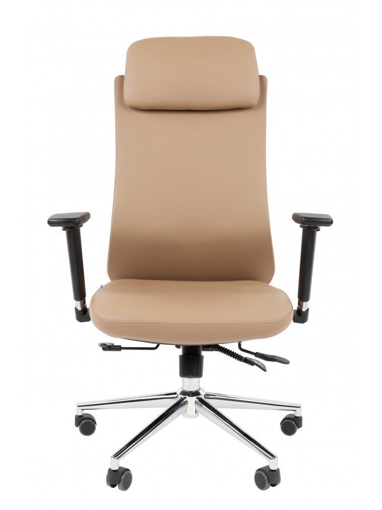 Компьютерное кресло Chairman 500LUX экокожа бежевый