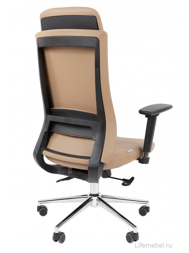 Компьютерное кресло Chairman 500LUX экокожа бежевый