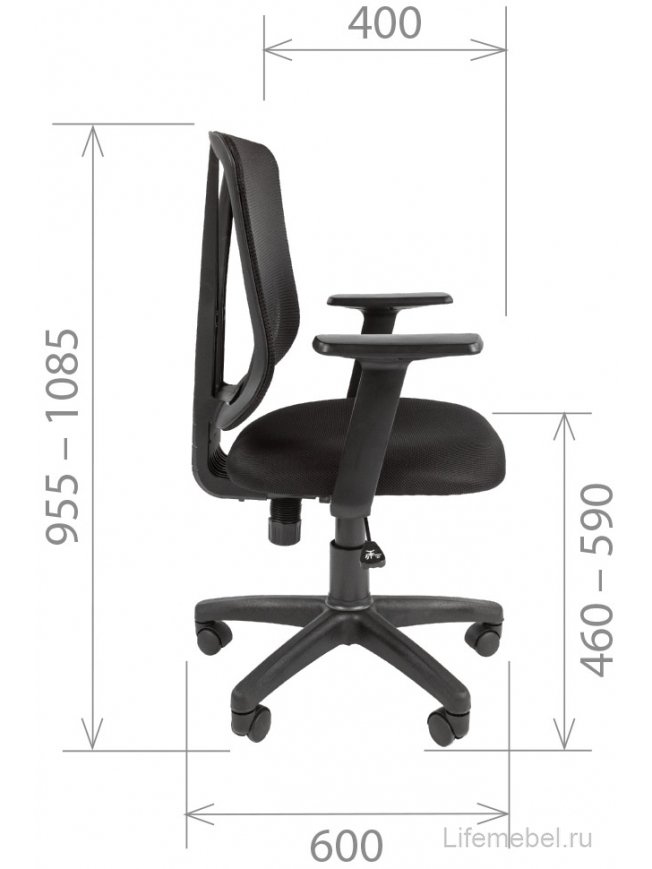 Компьютерное кресло Chairman 626 DW62 черное
