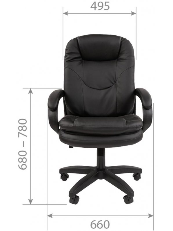Компьютерное кресло Chairman 668LT экопремиум бежевый / черный