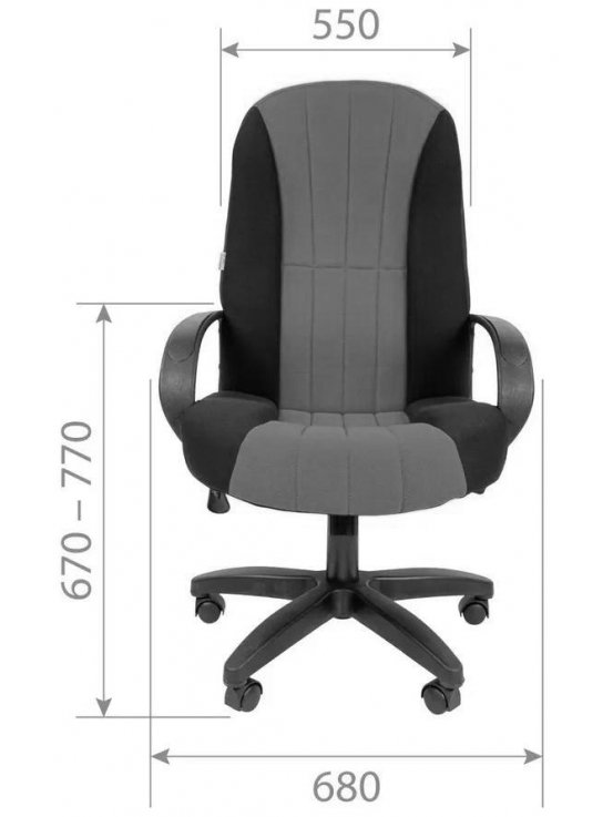 Компьютерное кресло Chairman 685 Т08 черный