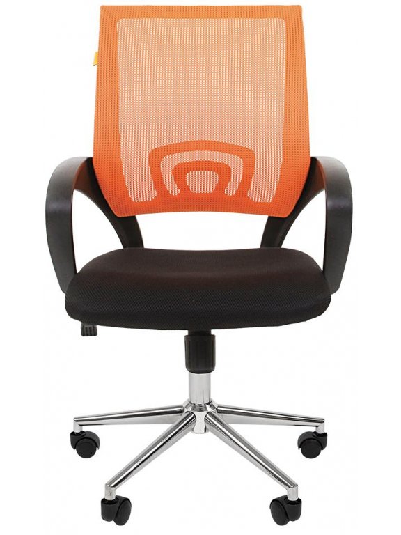 Компьютерное кресло Chairman 696 tw оранжевое / хром