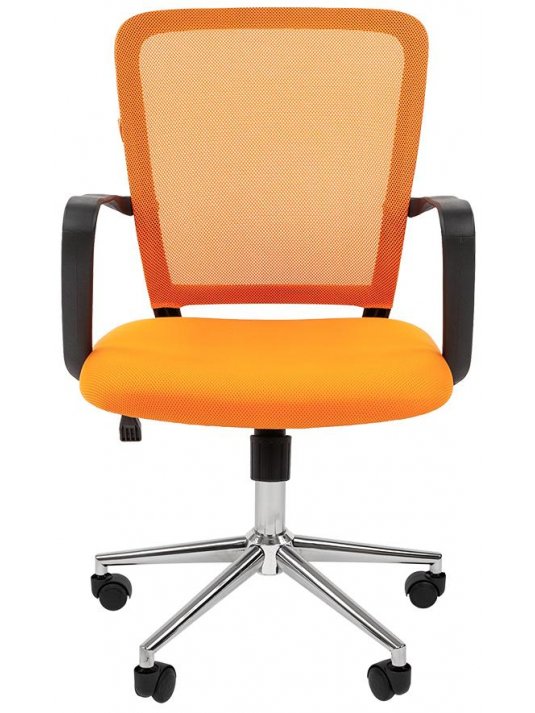 Компьютерное кресло Chairman 698 tw-66 оранжевое / хром