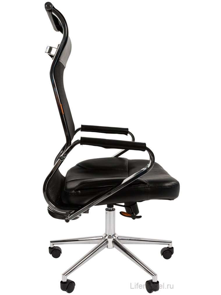 Компьютерное кресло Chairman 700 экопремиум черное / сетка