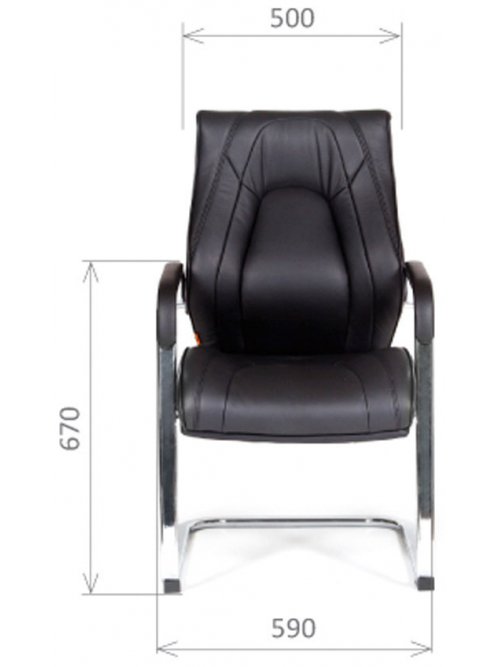 Компьютерное кресло Chairman FUGA V экопремиум черное 412 N