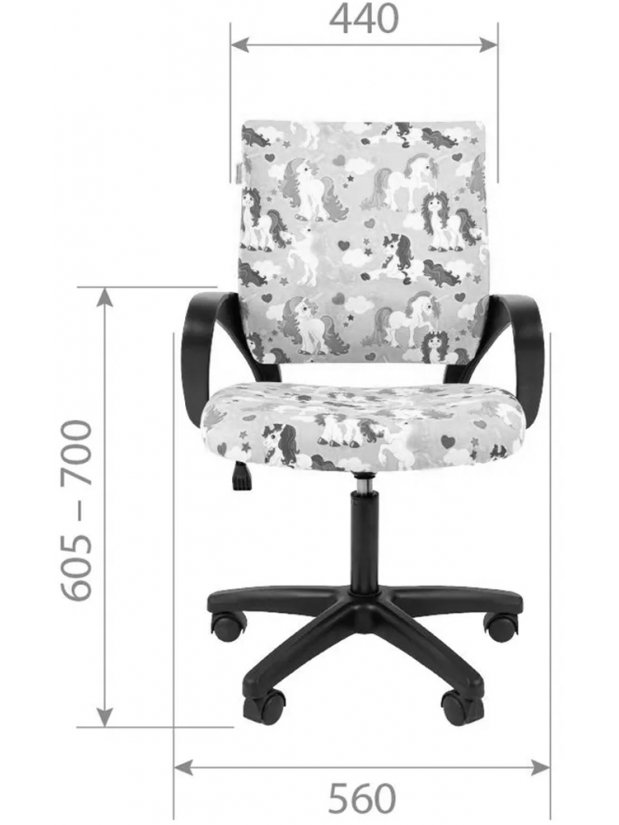 Компьютерное кресло Chairman Kids 103 LT ткань монстры