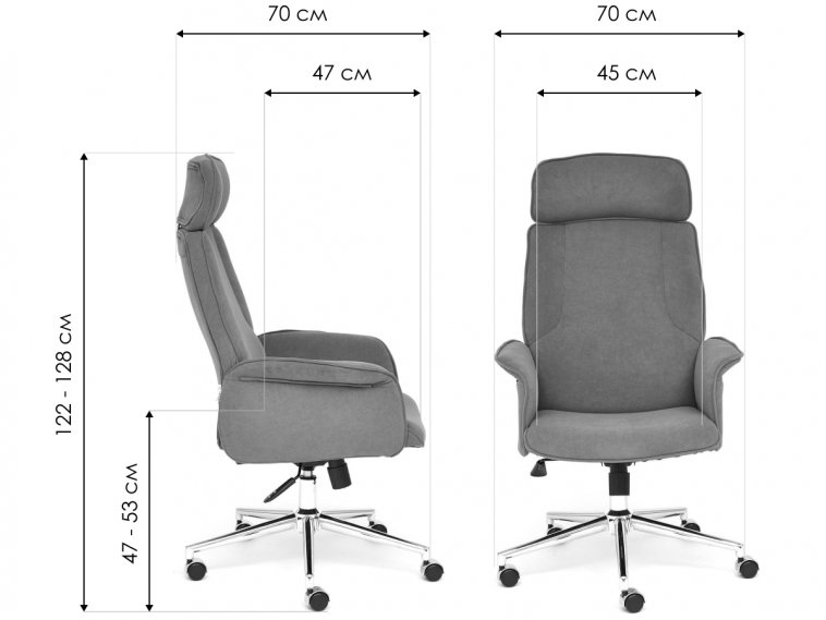 Компьютерное кресло Charm синий 32