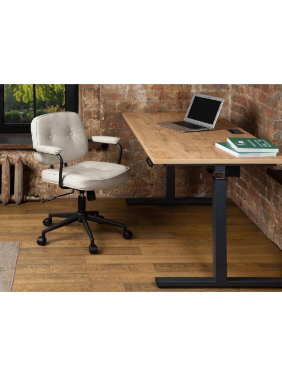 Компьютерное кресло Честер 10 бежевый / черный