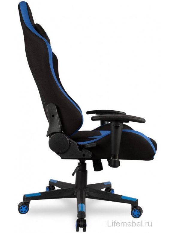 Компьютерное кресло College BX-3760 Black / Blue черное / синее