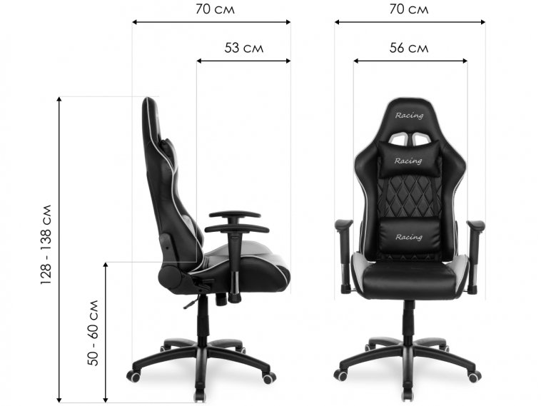 Компьютерное кресло College BX-3803 blue синее