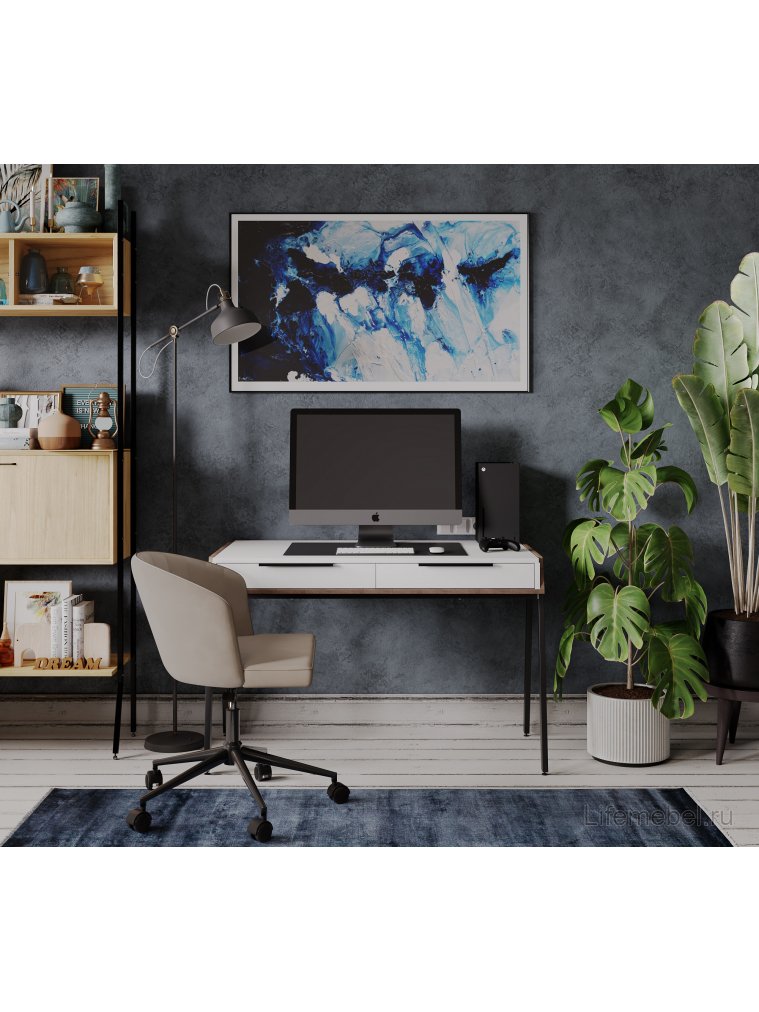 Компьютерное кресло Дэни бежевый / черный