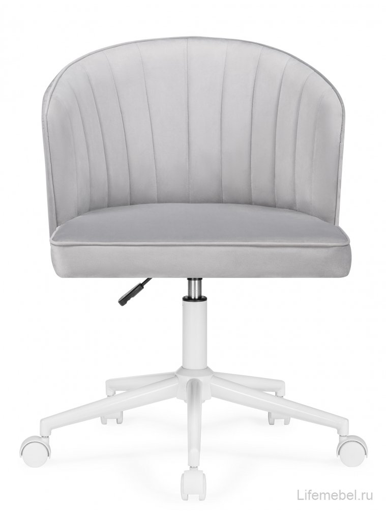 Компьютерное кресло Дэни светло-серый / белый