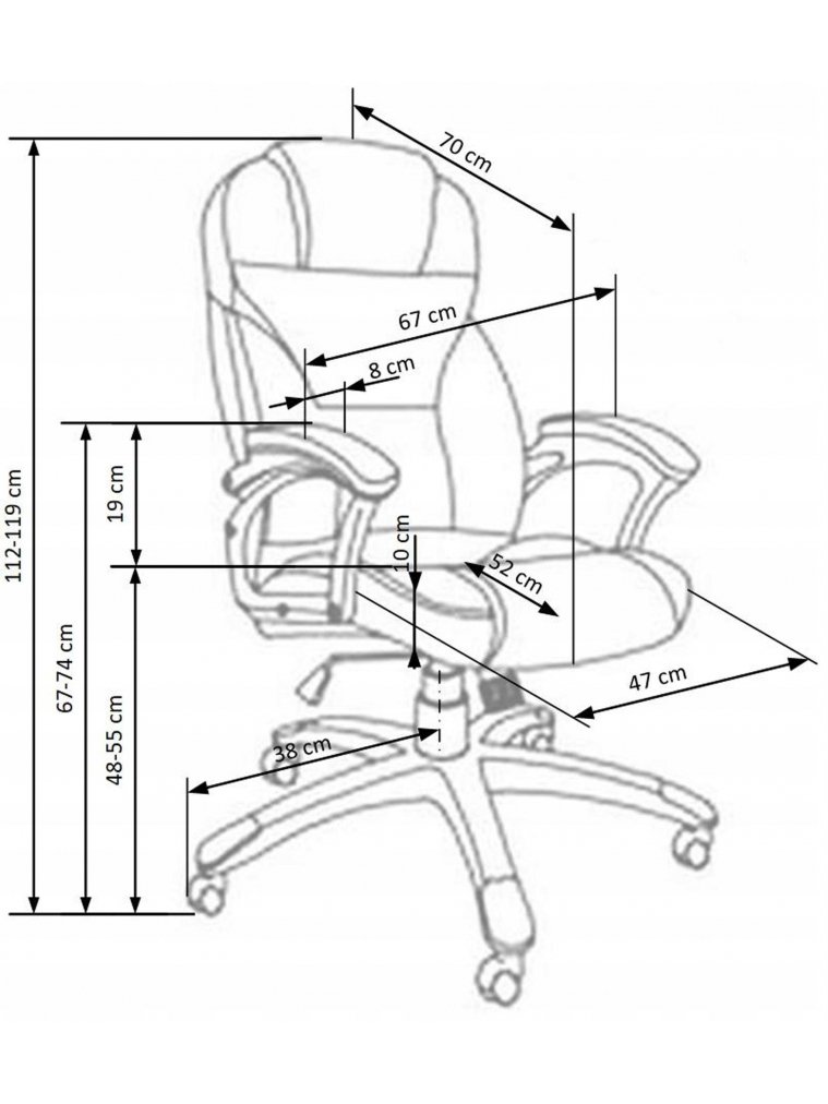 Компьютерное кресло Desmond бежевое