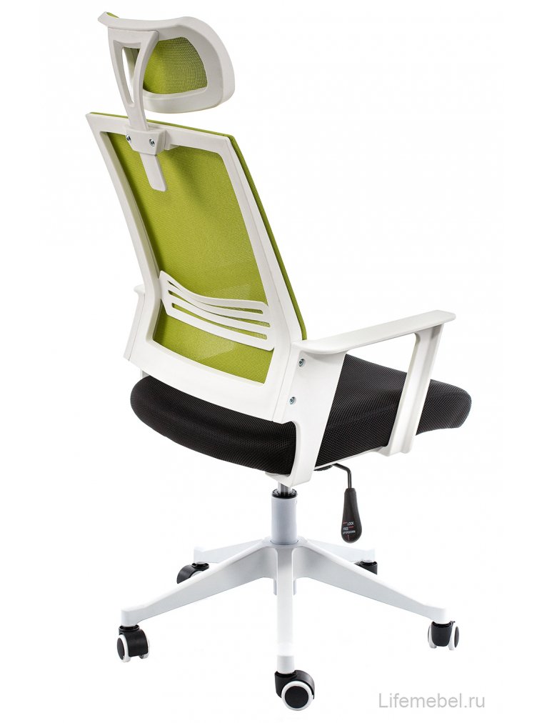Компьютерное кресло Dreamer белое / черное / зеленое