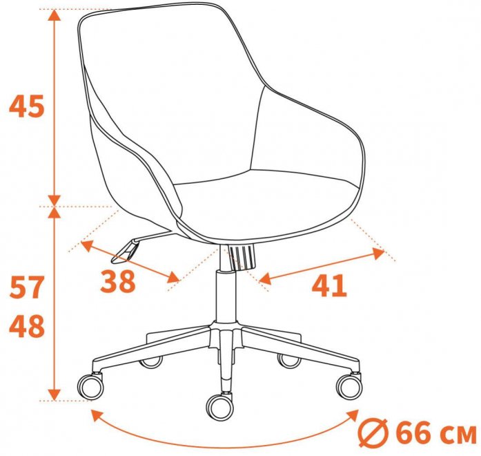 Компьютерное кресло Dublin хром / вельвет серый