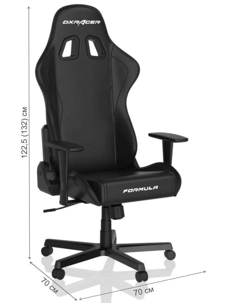 Компьютерное кресло DXRacer OH/FE08/NR черный / красный