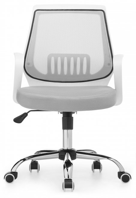 Компьютерное кресло Ergoplus белое / серое