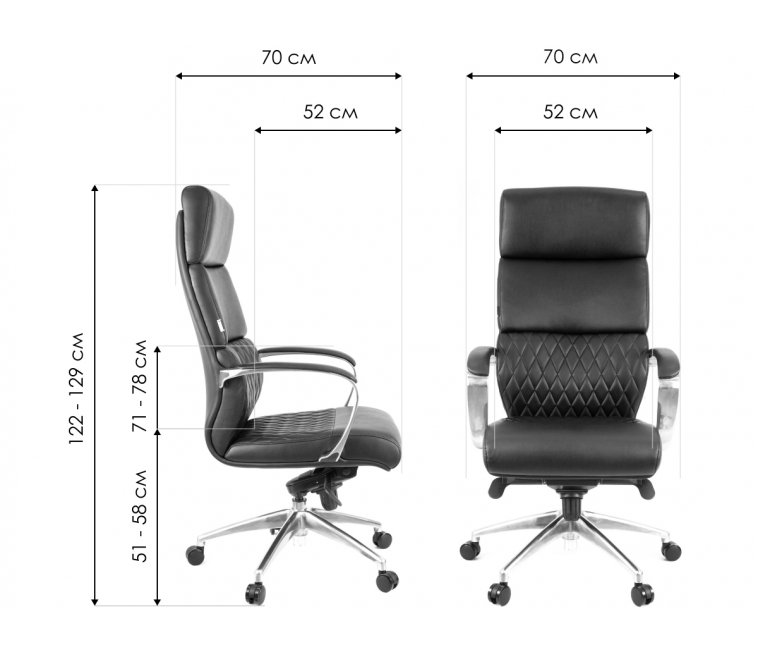 Компьютерное кресло Everprof President черное