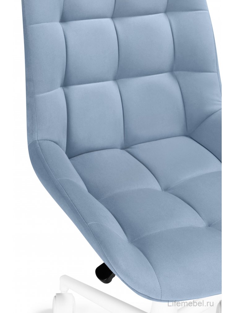 Компьютерное кресло Форт голубой / белый