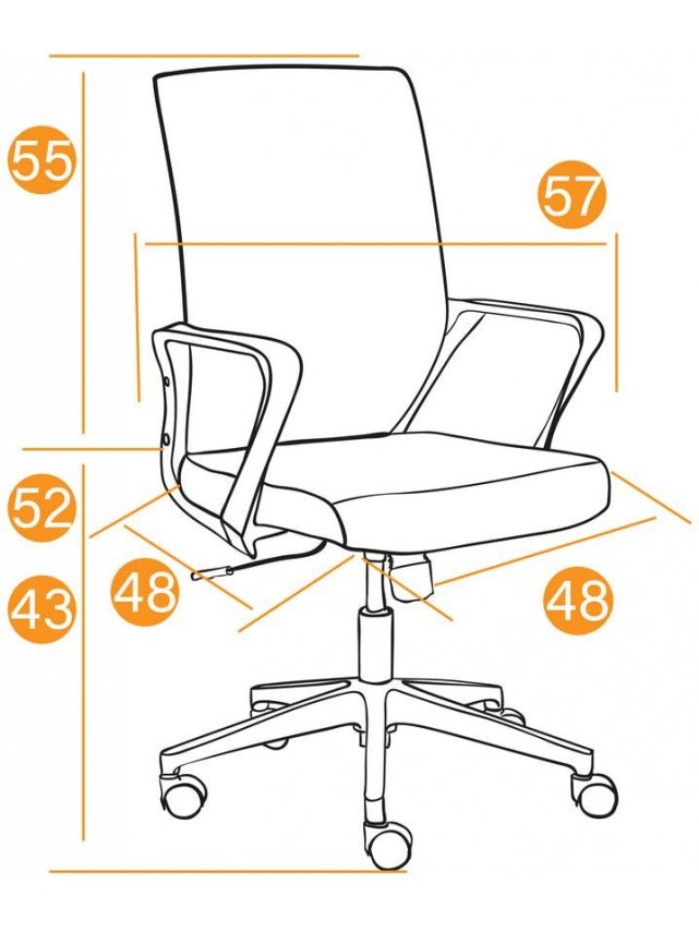 Компьютерное кресло Galant черный / черный