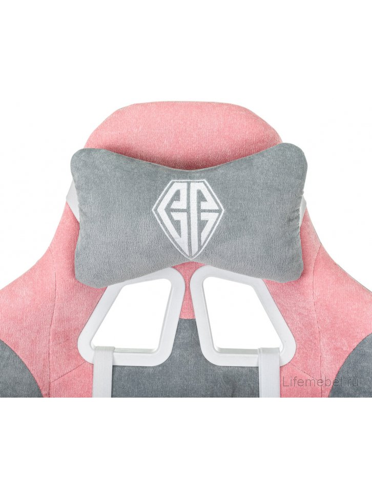 Компьютерное кресло GM-127 серое / розовое