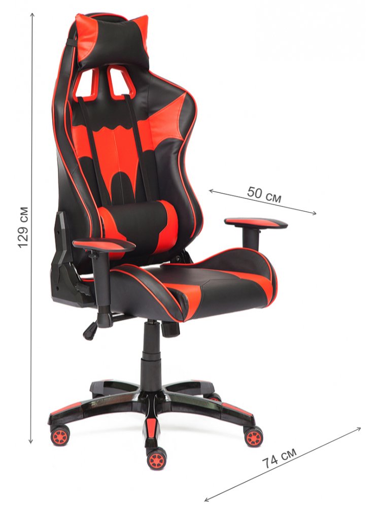 Компьютерное кресло iBat черное / красное