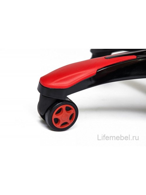 Компьютерное кресло iGear черное / красное ткань