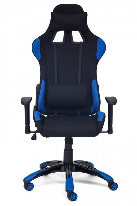 Компьютерное кресло iGear черное / синее ткань