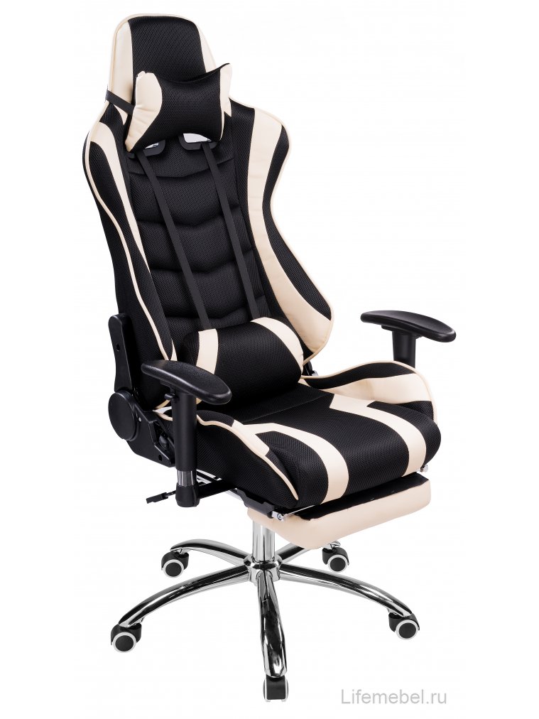 Компьютерное кресло Kano 1 cream / black