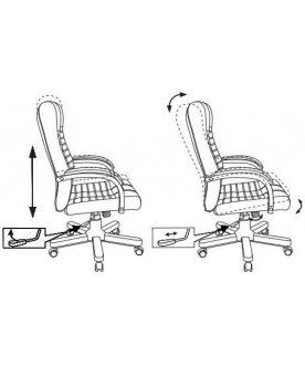 Компьютерное кресло KB-10walnut