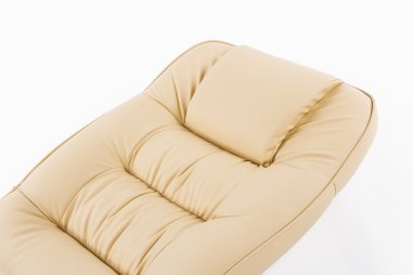 Компьютерное кресло хром CH9944 бежевый / экокожа