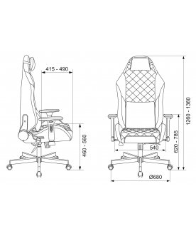 Компьютерное кресло Knight Rampart