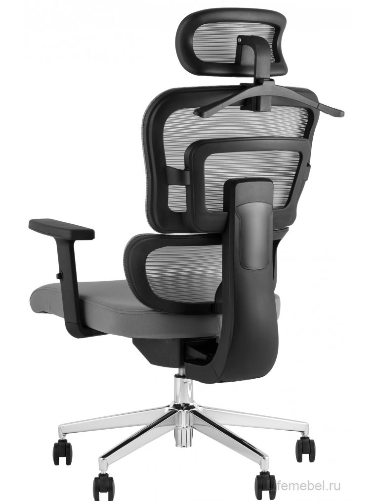 Компьютерное кресло Тишма серое