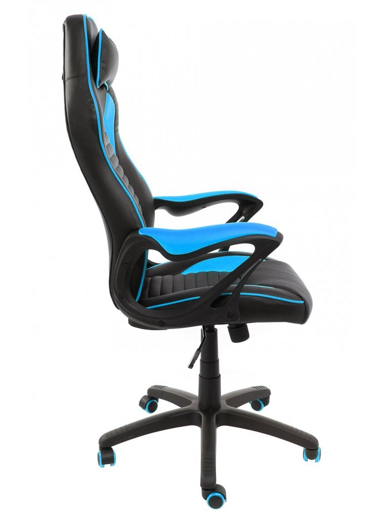 Компьютерное кресло Leon черное / голубое