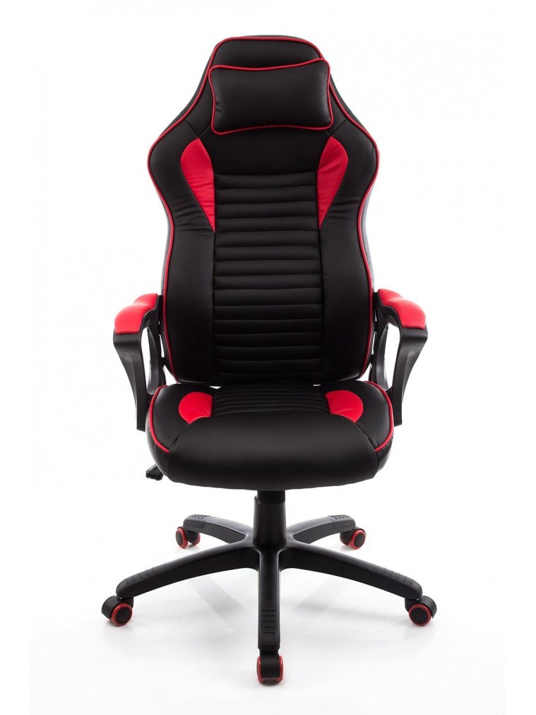 Компьютерное кресло Leon красное / черное