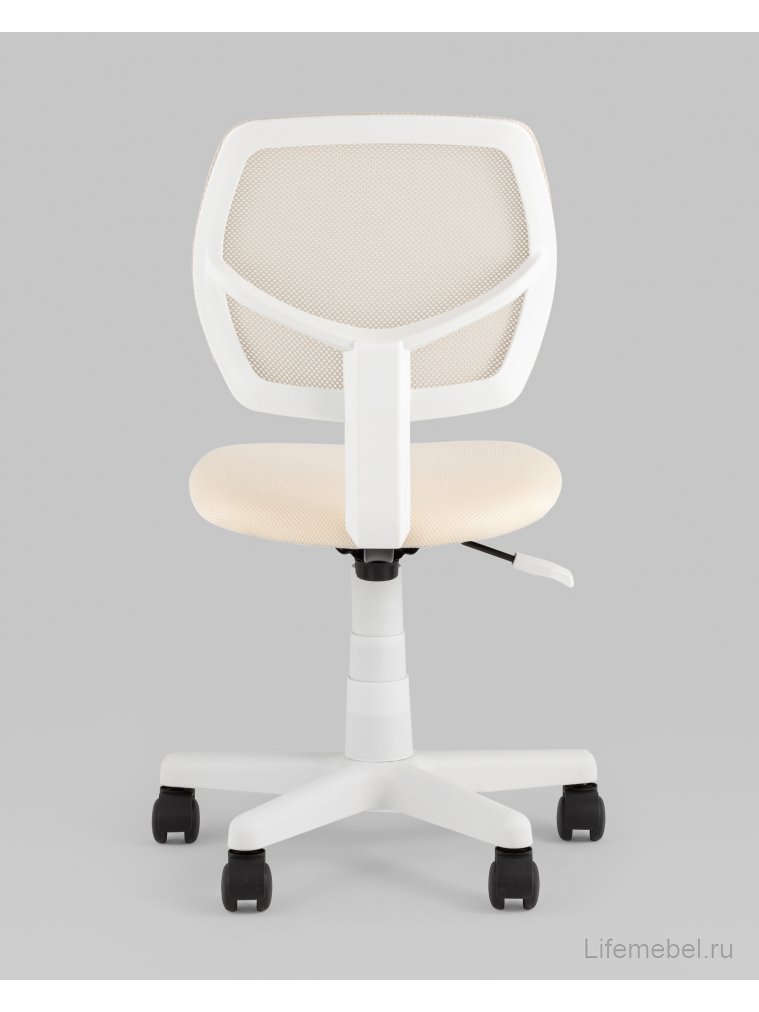 Компьютерное кресло Лори, бежевый, пластик белый