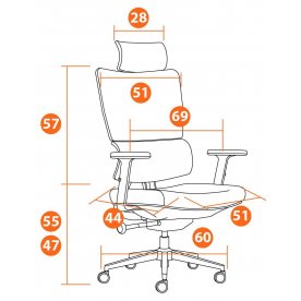 Компьютерное кресло MESH-11HR